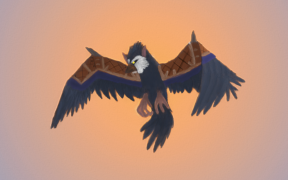 WoW Worgen Druid Bird Form r15