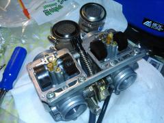 Kz440 carb cleaning